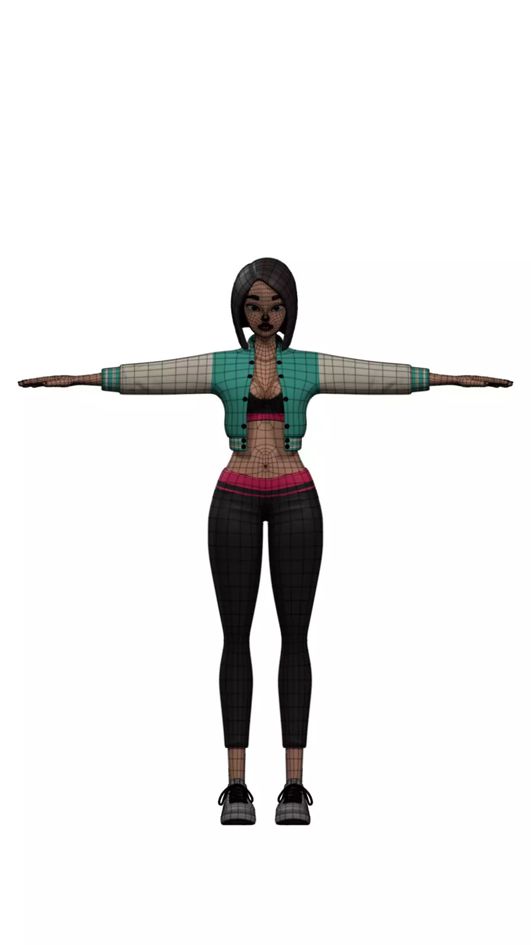 Stylized Character Kim 3D model
