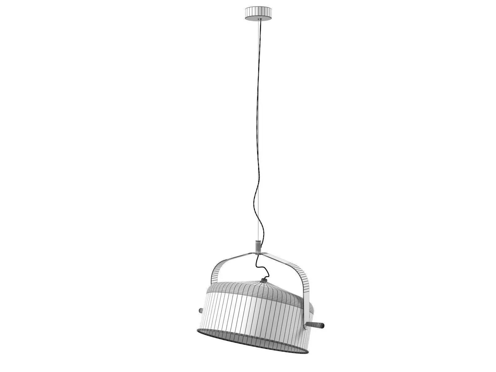 Bombay pendant lamp 3D model_5