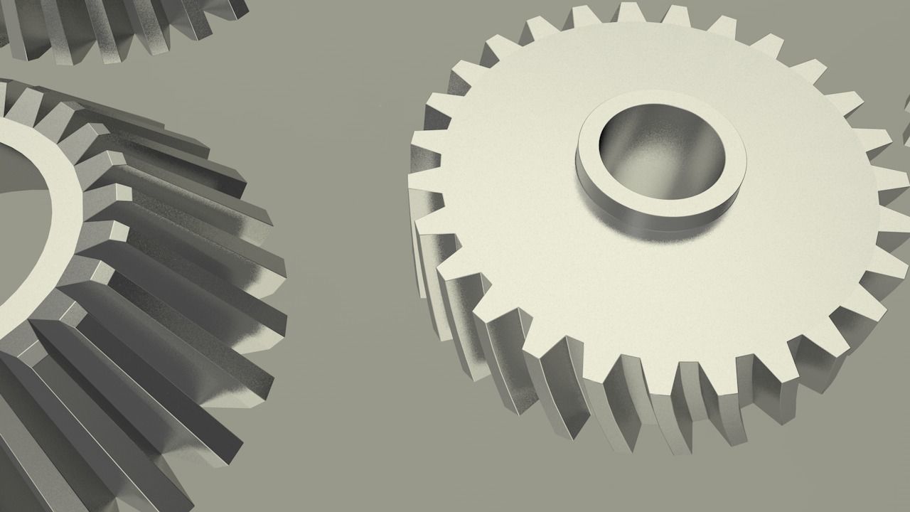 gear gears 3D model_1