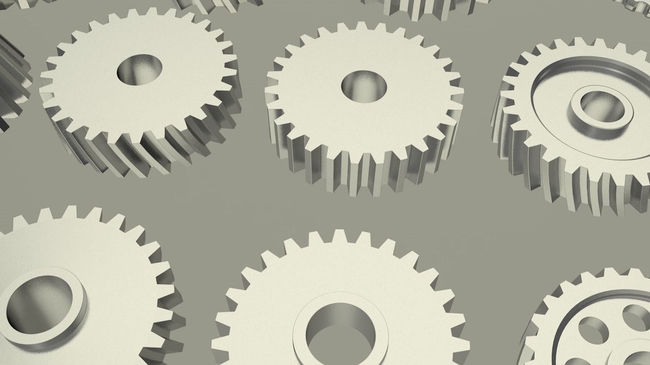 gear gears 3D model_2