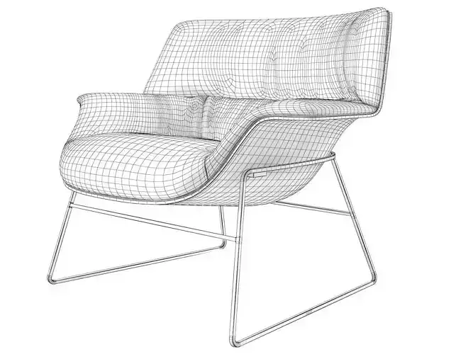 Coach modern lounge chair