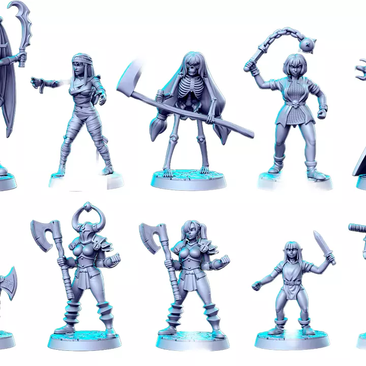 Chaos 2 V - RPG Tabletop Figure 3D print model