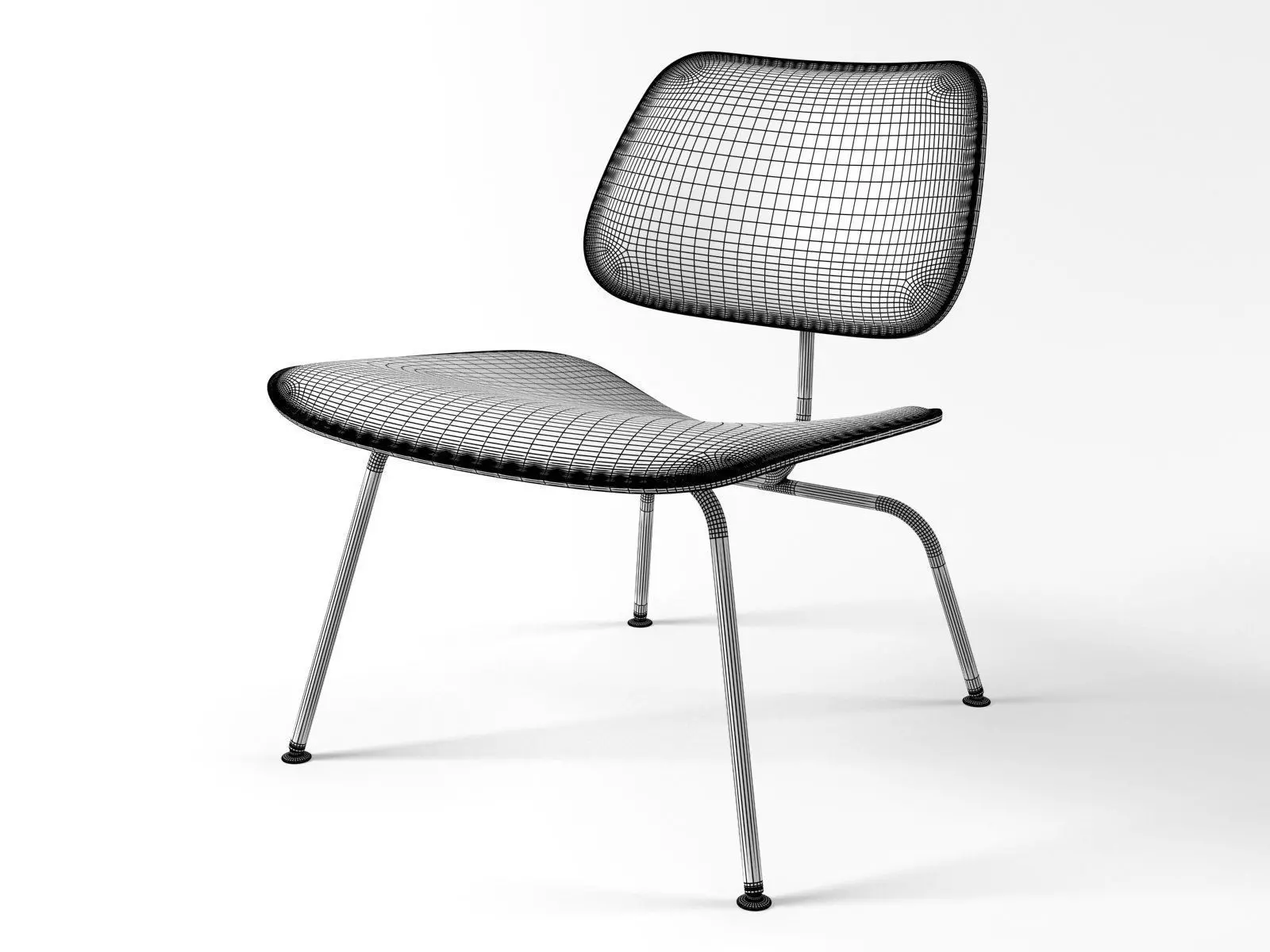 LCM eames chair 3D model_5