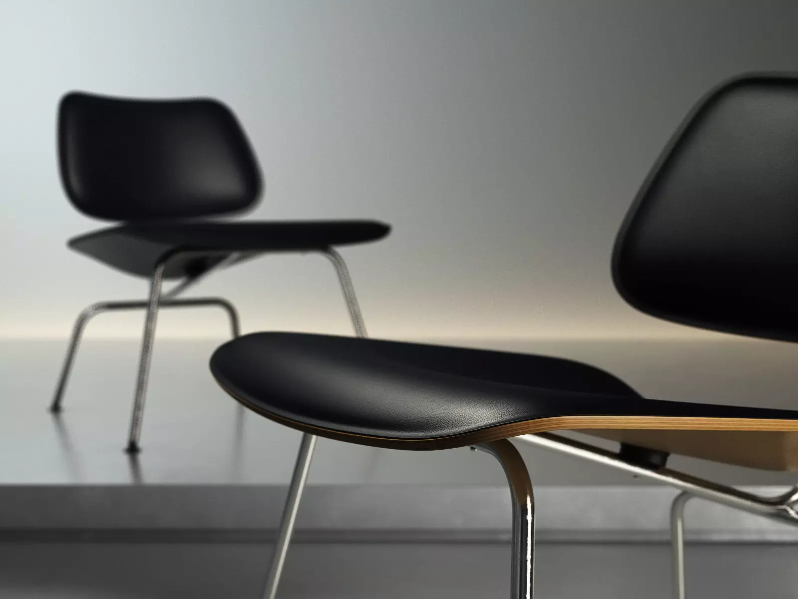 LCM eames chair 3D model_2