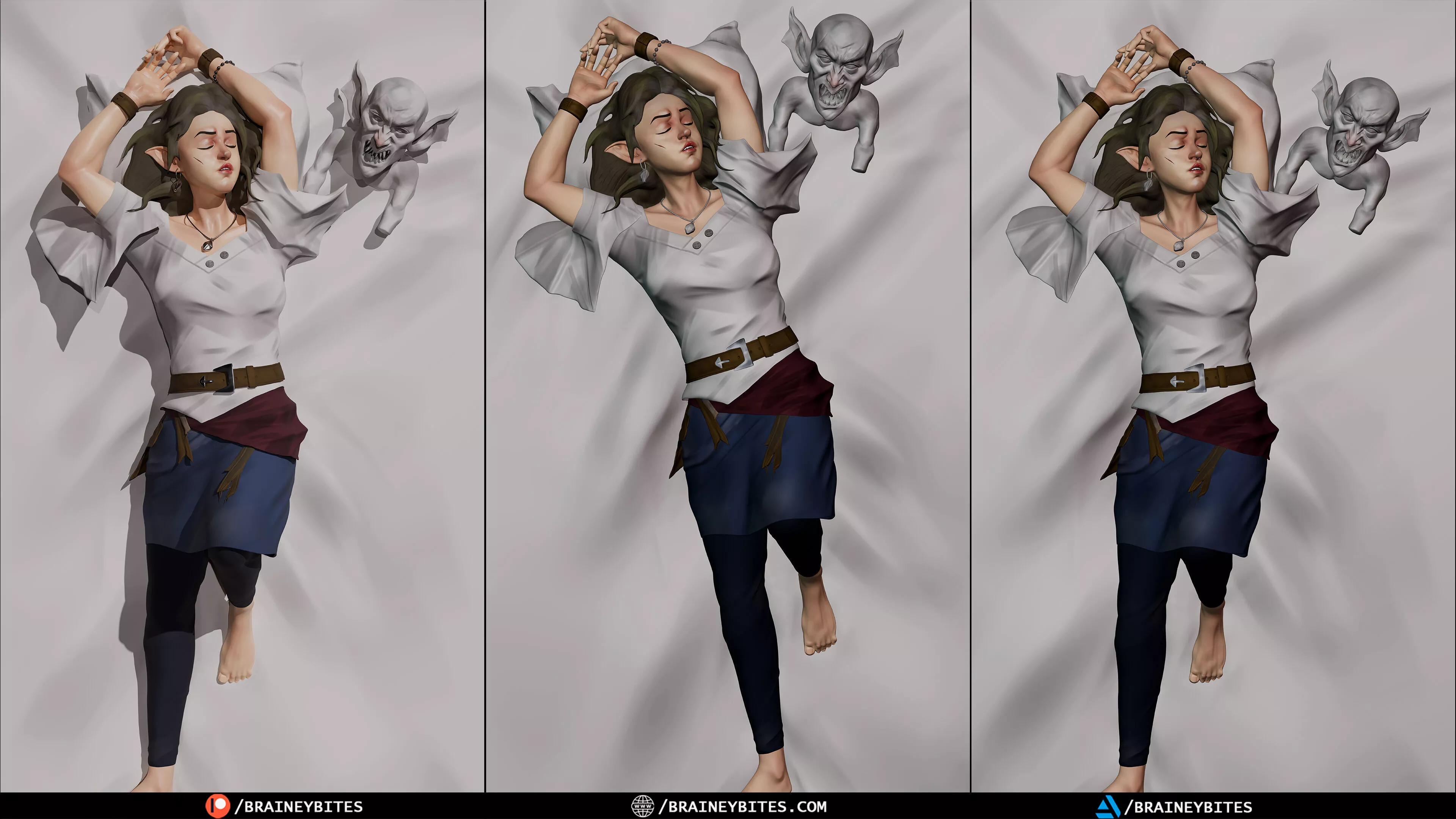 The Elf Girl - 3D Model Free 3D model