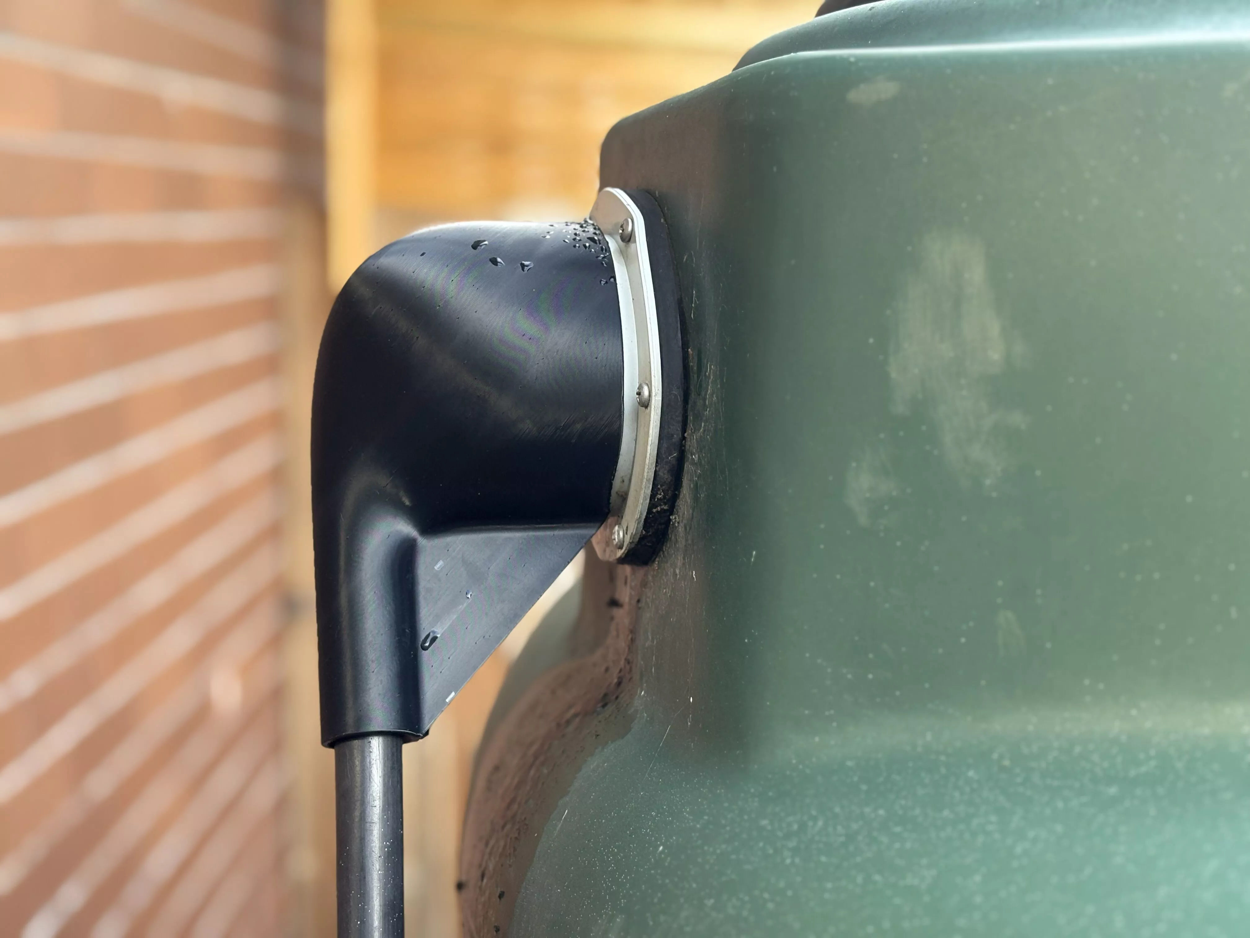 Watertank overflow elbow 3D print model