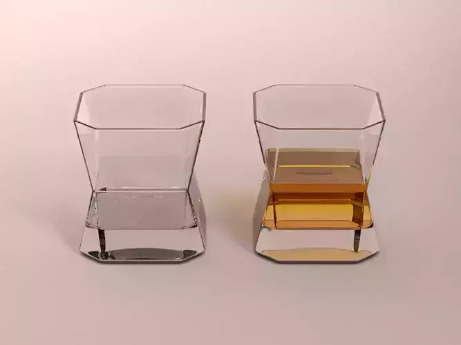 DESIGN-Glass Whiskey Square V2