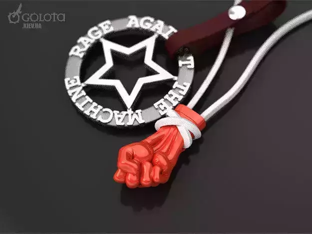 RAGE AGAINST THE MACHINE Original pendant
