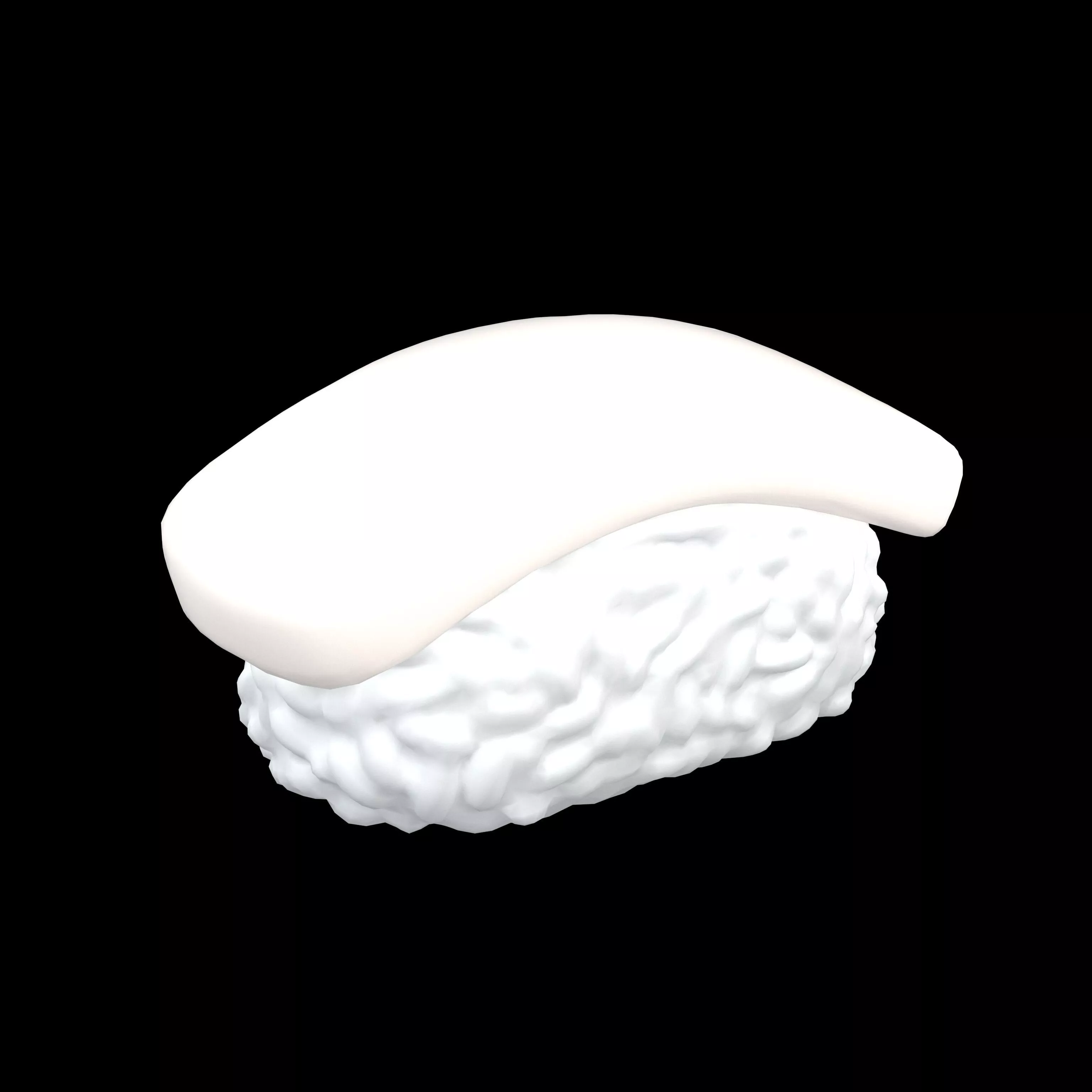 Sushi Icon v1 004 Low-poly 3D model