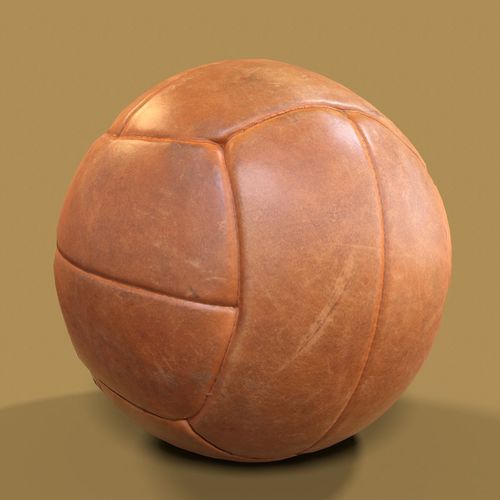 Ball Sport Fitness Training Low-poly 3D model