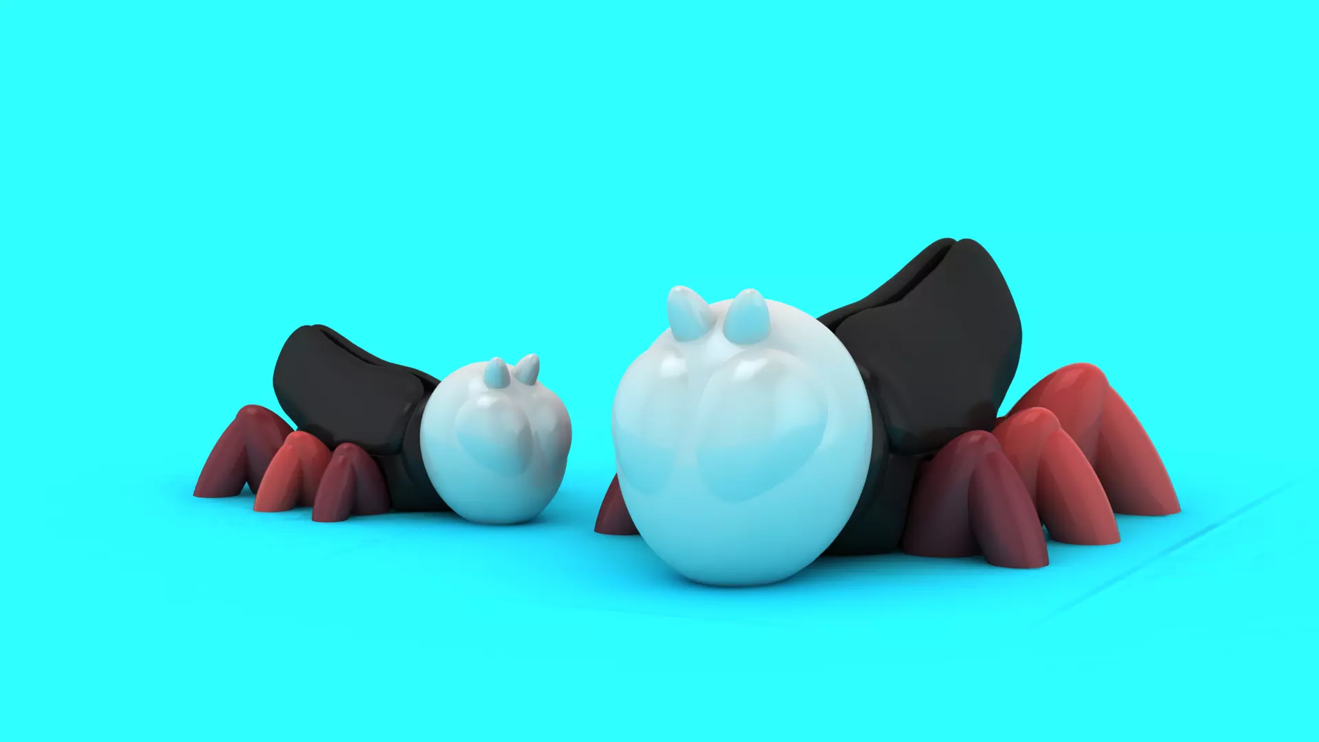 Modular Crab Creature Sculpture 3D print model
