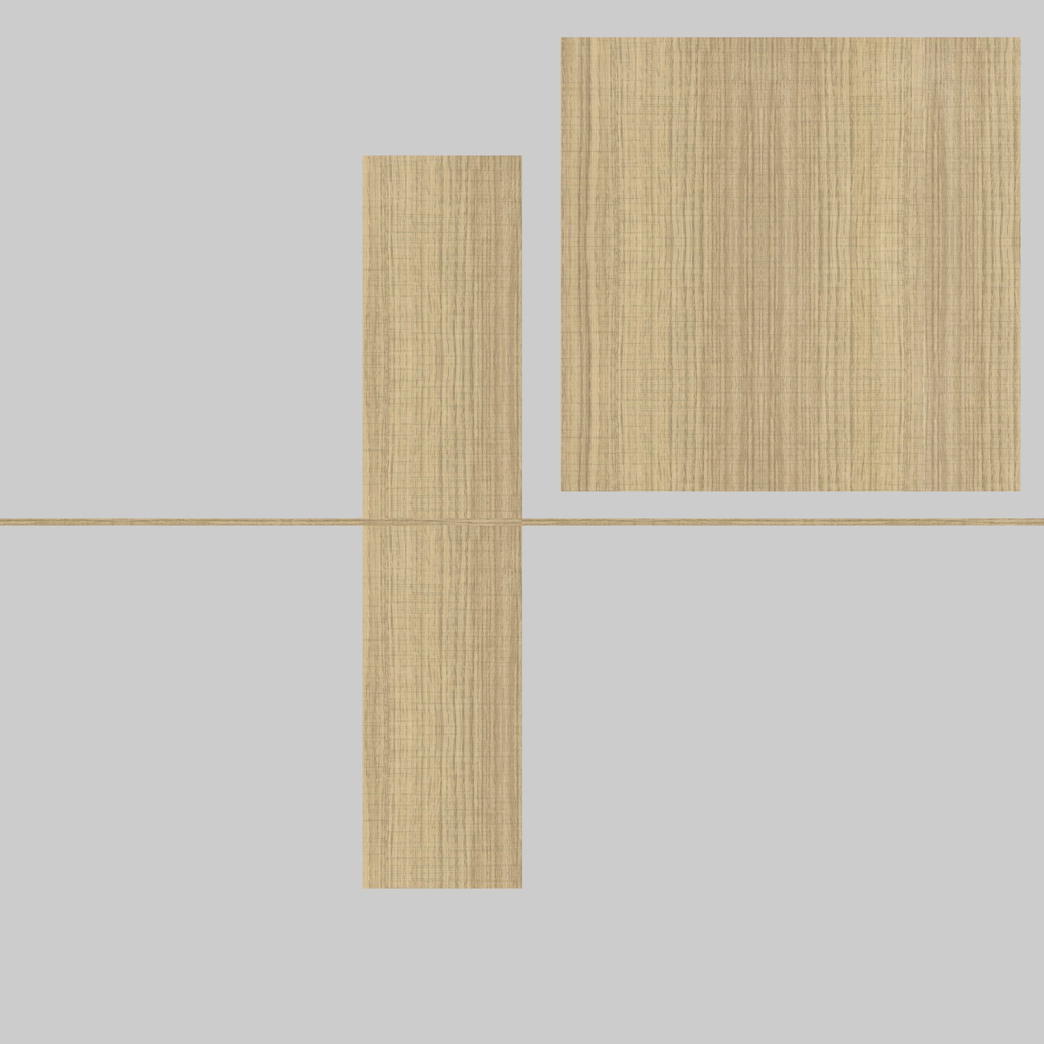  Modern Interior Wood Door - Real Wood UVW Maps -  MUTE 3-3C 3D model_3