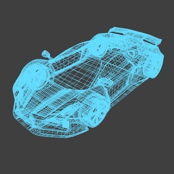 Evonius supercar concept 3D model_11