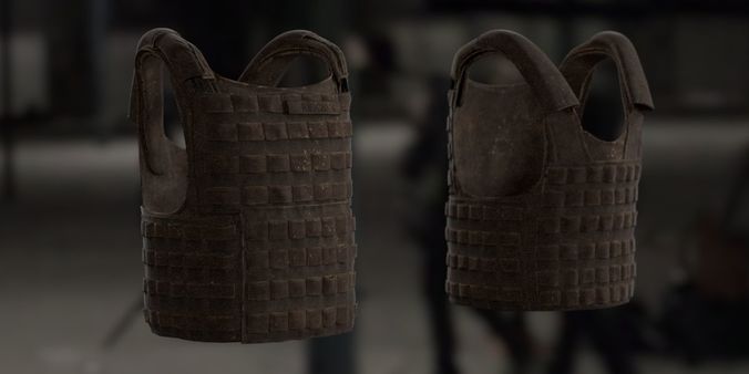 SOLDIER Bulletproof Vest 02 3D model