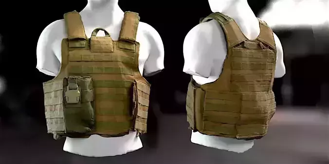SOLDIER Bulletproof Vest 03 3D model