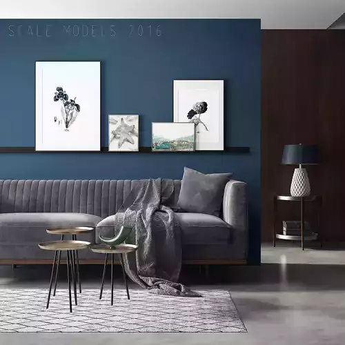 Living Room 122 Interior 3D model