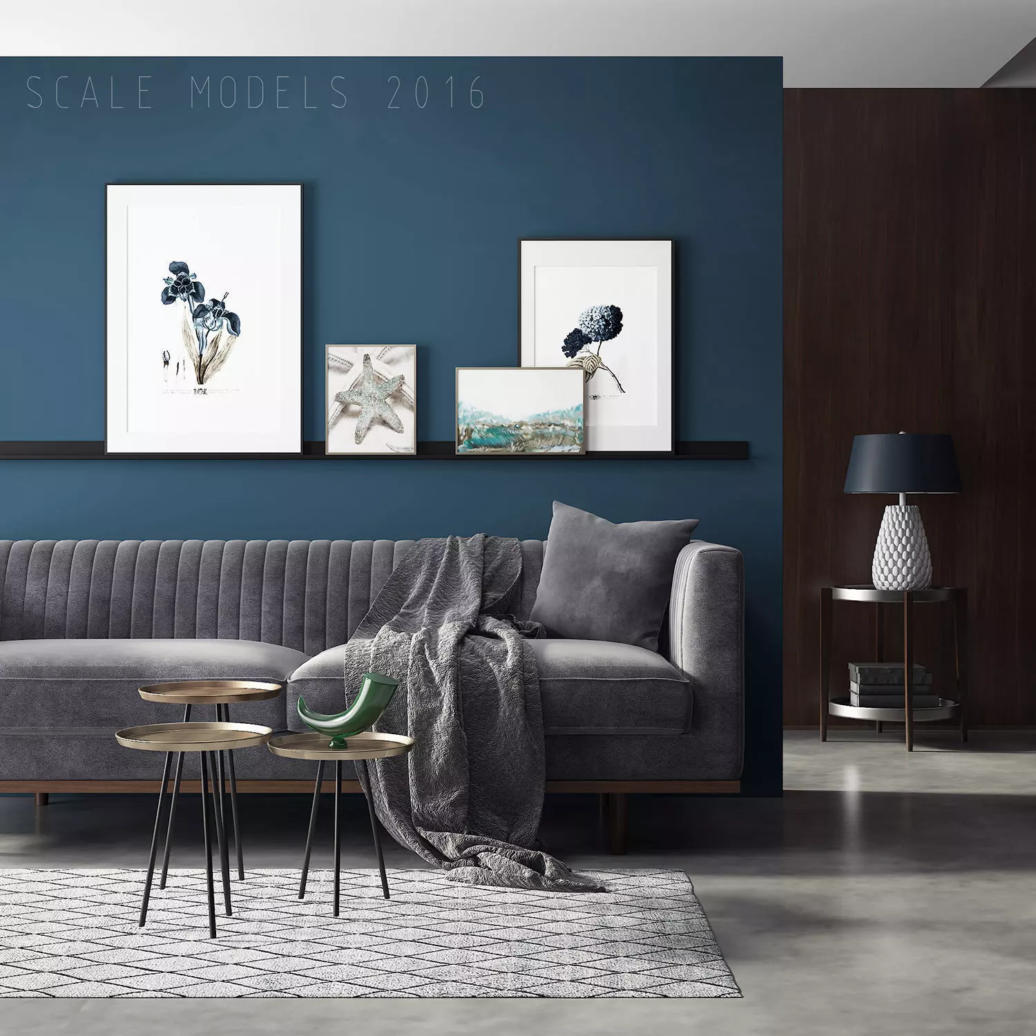 Living Room 122 Interior 3D model_0