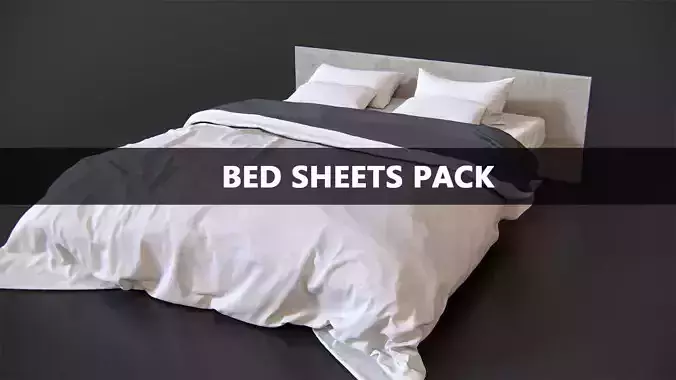 Bed Sheets Pack 3D model