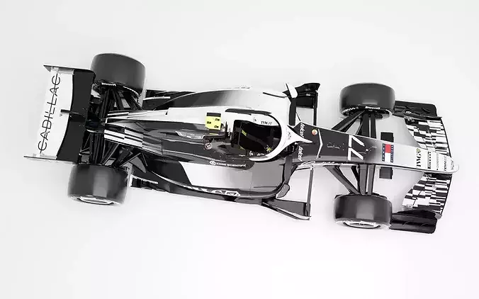 F1 Racing Car Cadillac 2026 MAC-26 Low-poly 3D model 5