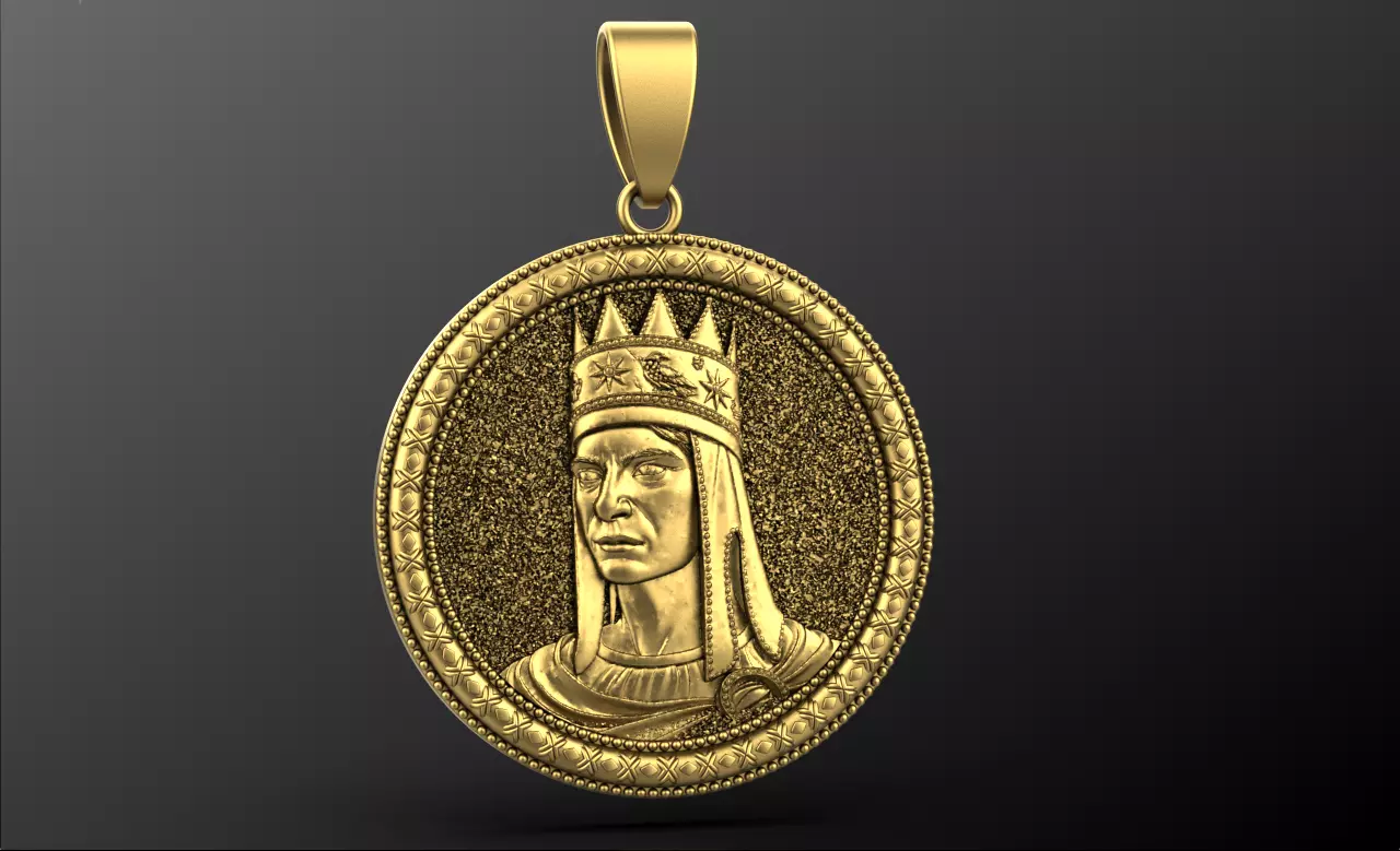 Tigran the great pendant 0016 3D print model