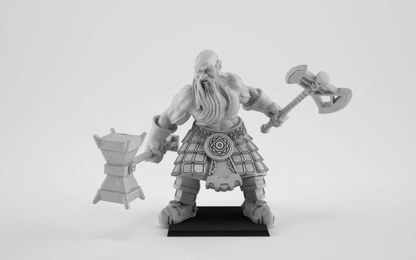 Slayer Dwarf 3D print model