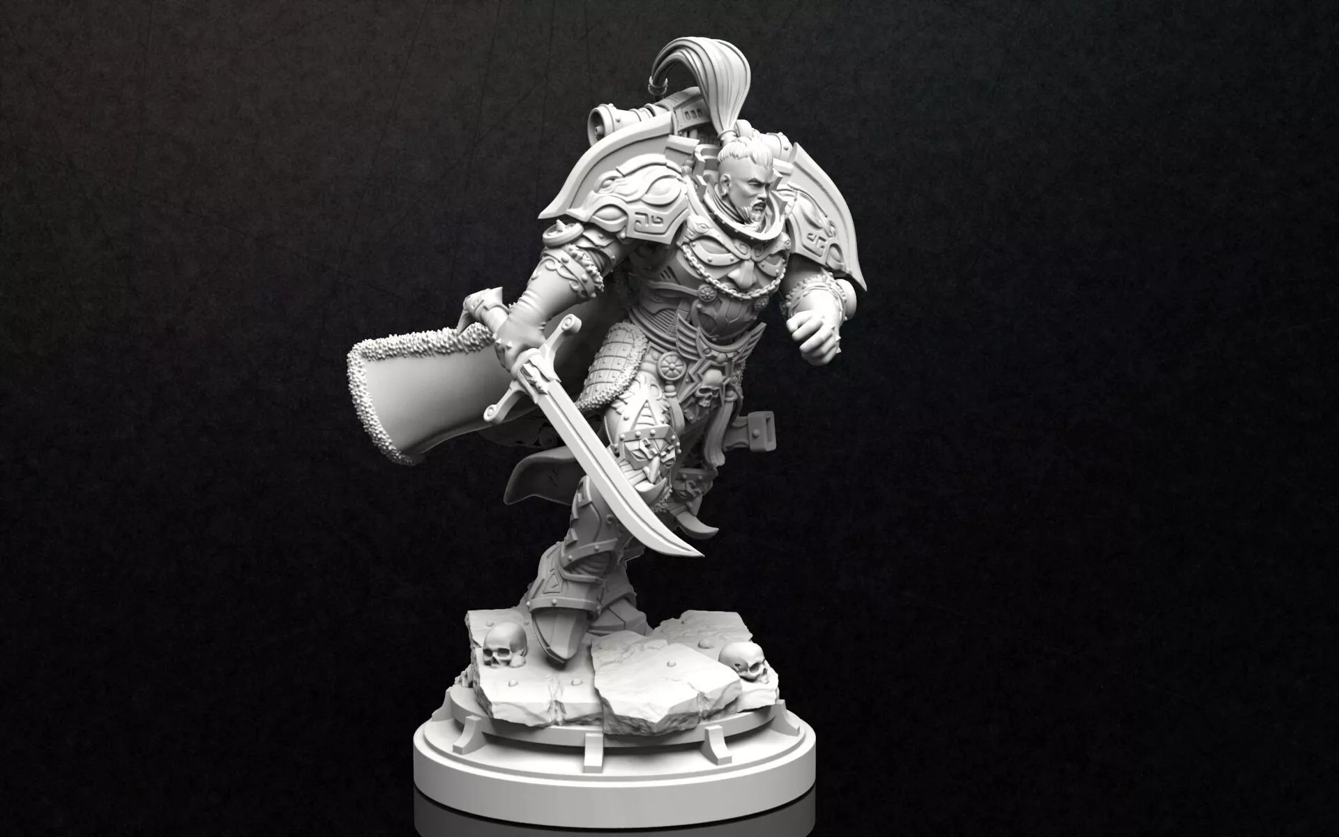 The Fantasy East Knight 3D print model
