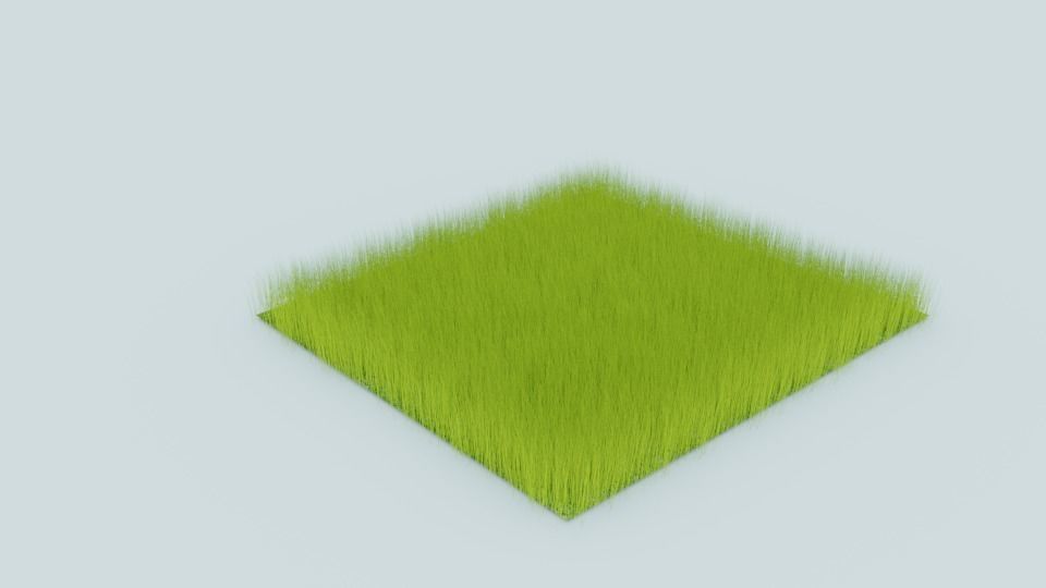 Very Realistic Grass 3D model_4