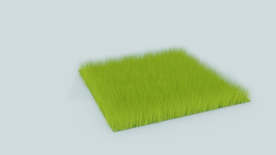 Very Realistic Grass 3D model_2