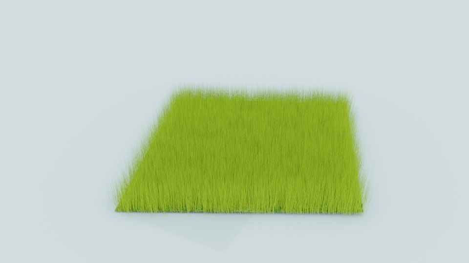 Very Realistic Grass 3D model_3