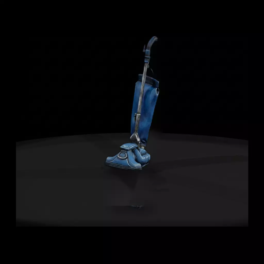 Vintage Upright Vacuum Cleaner Printable STL 3D print model