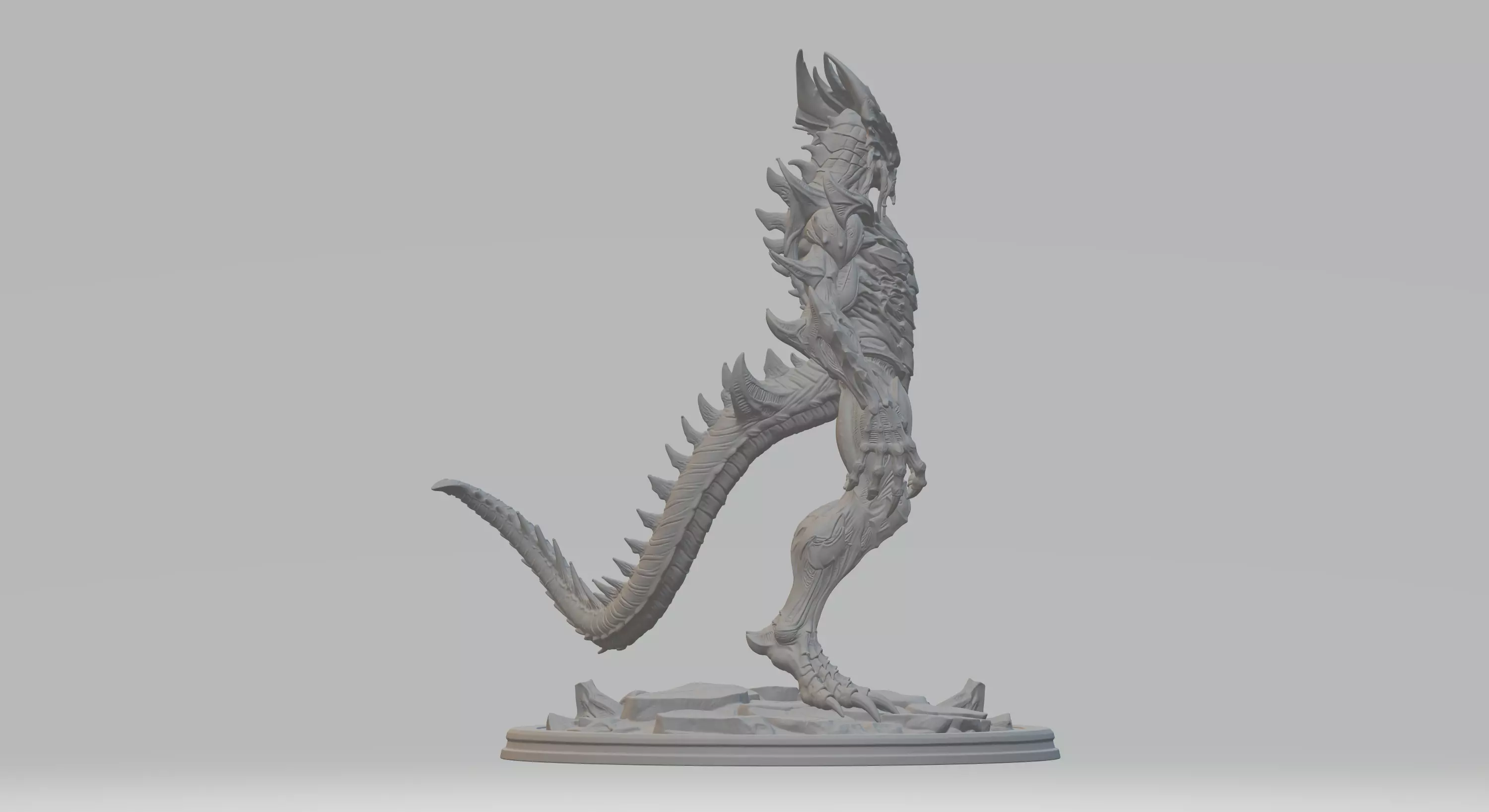 Voidborn Alien 3D print model