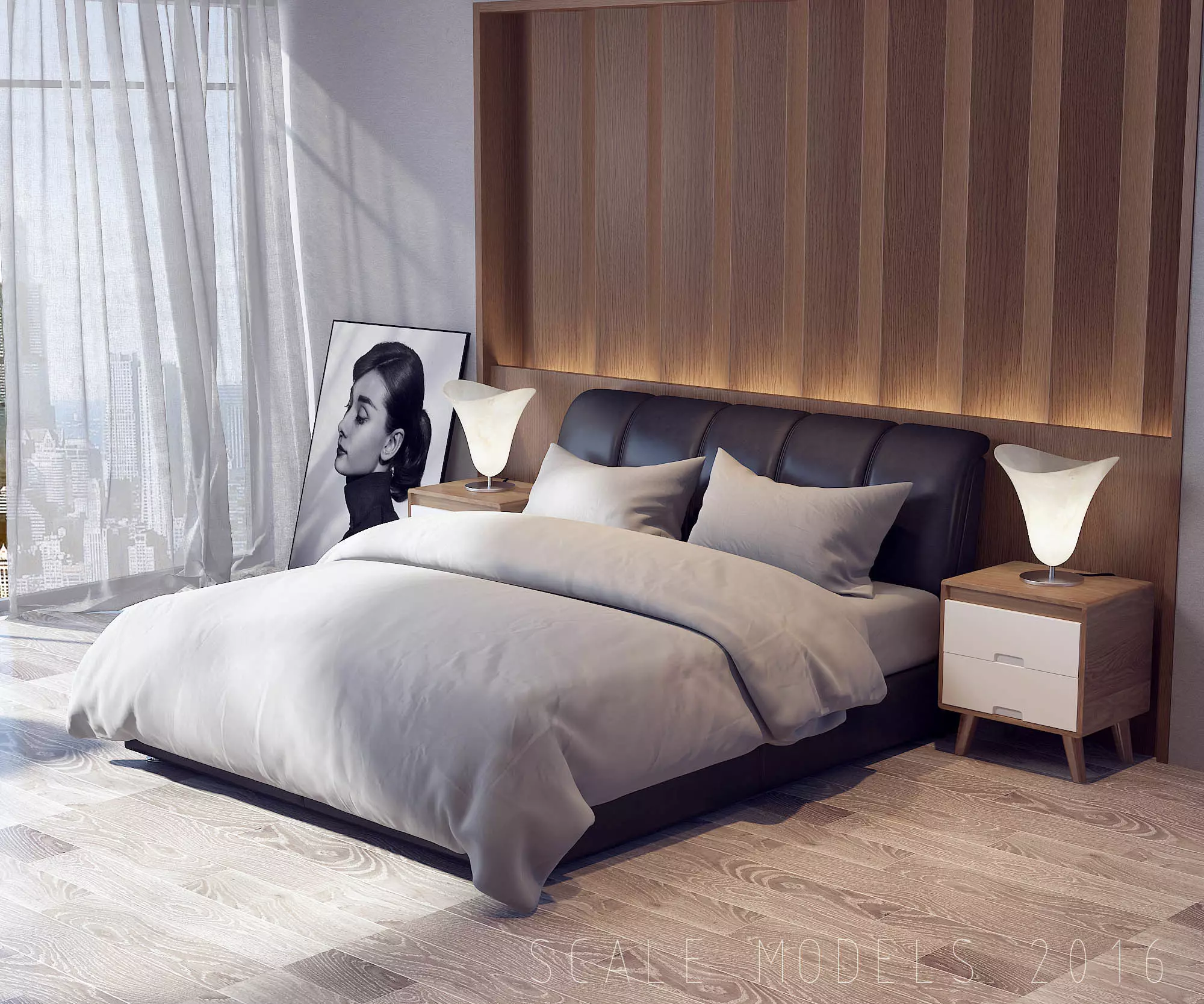 Modern Bedroom 3D model