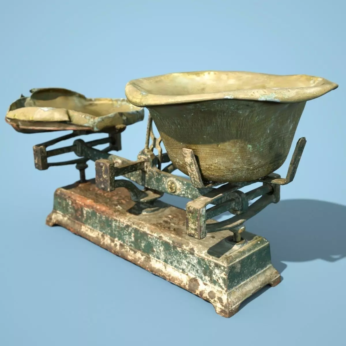 Old Rusty Scale 2 Low-poly 3D model