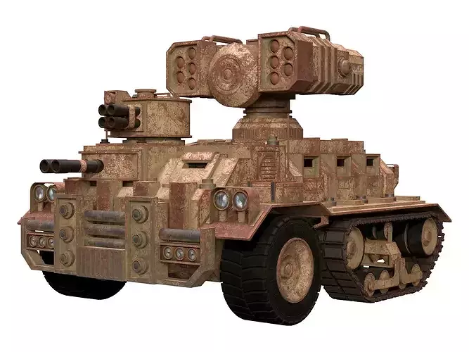 Half-track APC-1-Desert-Rusty 