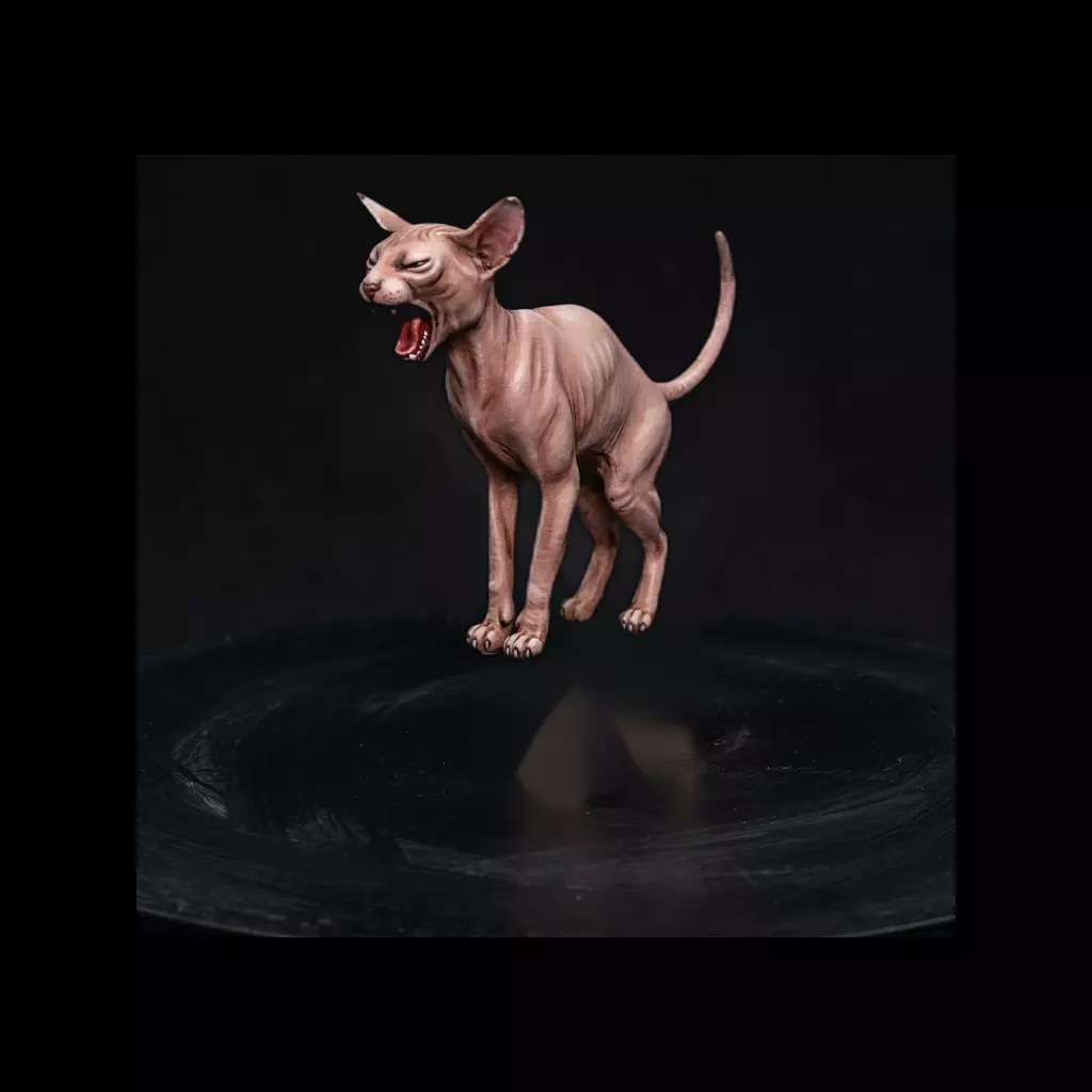 Sculpted Animal for Dioramas Printable STL 3D print model