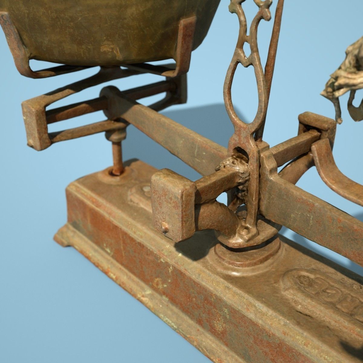 3 Old Rusty Scale Collection Low-poly 3D model_13