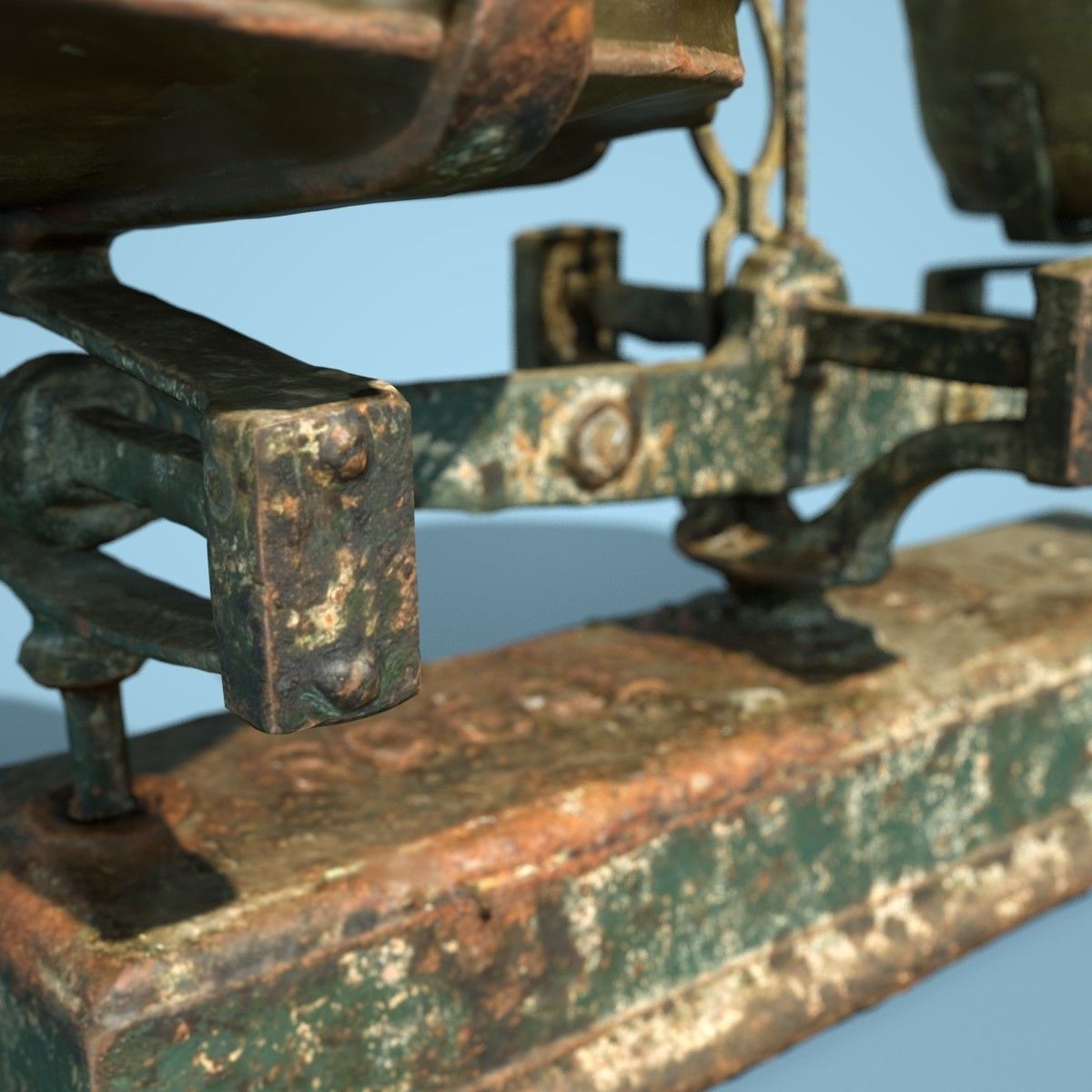 3 Old Rusty Scale Collection Low-poly 3D model_12