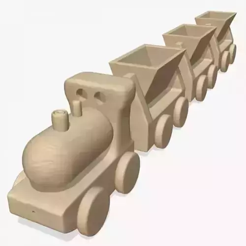 Wooden Toy Train