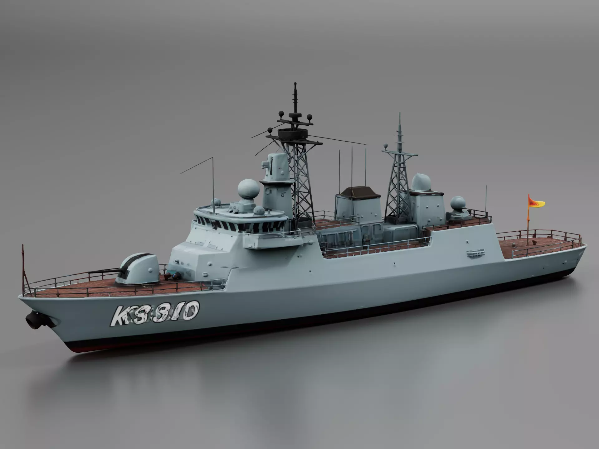 K130 Braunschweig Corvette 3D print model