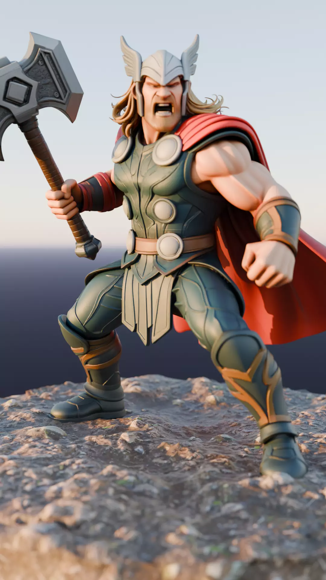 Vikings character 3D Printable Miniature Free 3D print model