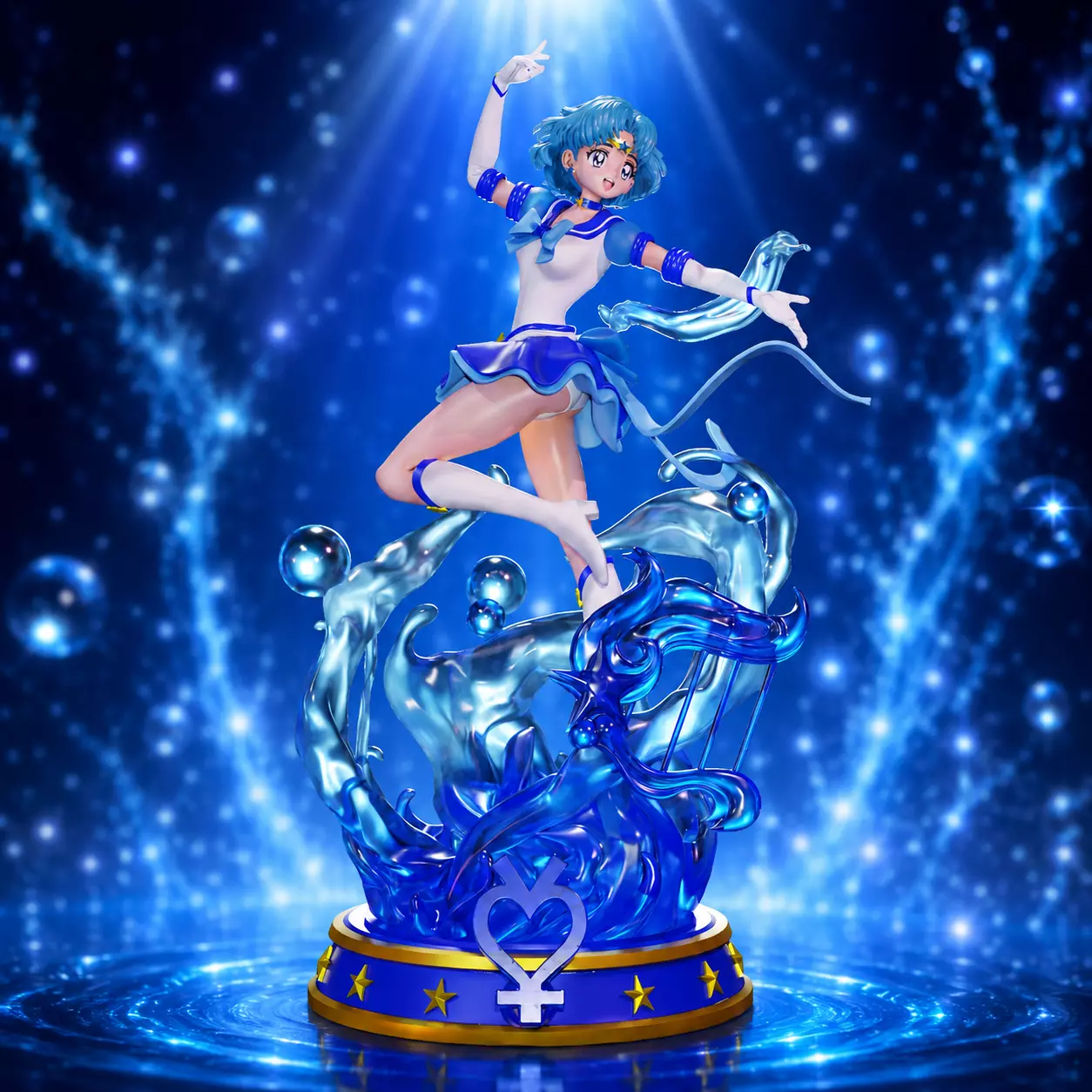 Ami Mizuno Sailor mercurio - Sailor monn eternal 3D print model