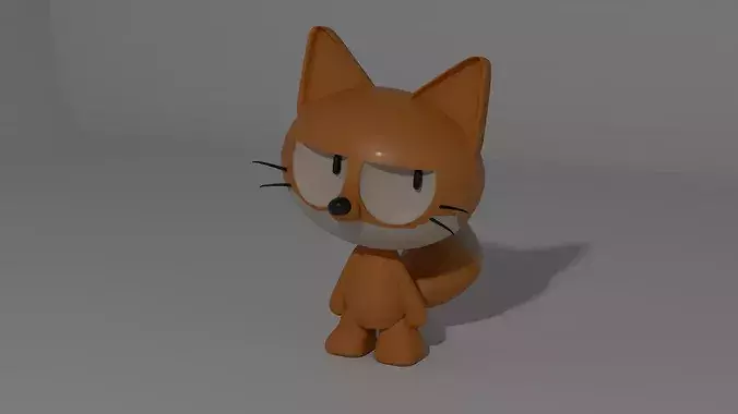Cute Fox figure 3D Printable
