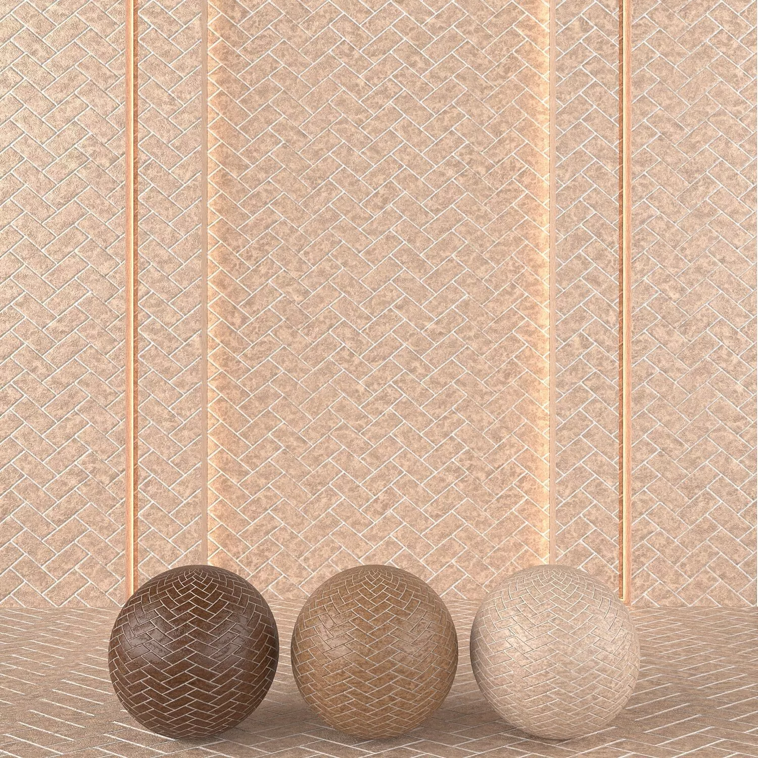 Brick Herringbone Texture