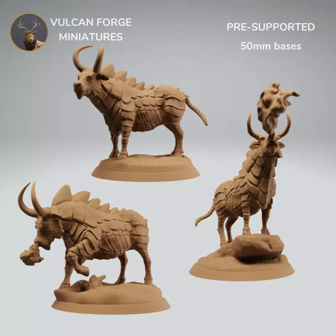 Gorgon Bull pack Gorgon variations 3D print model