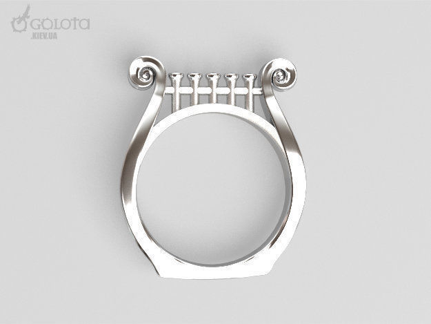  Lira original ring 3D print model