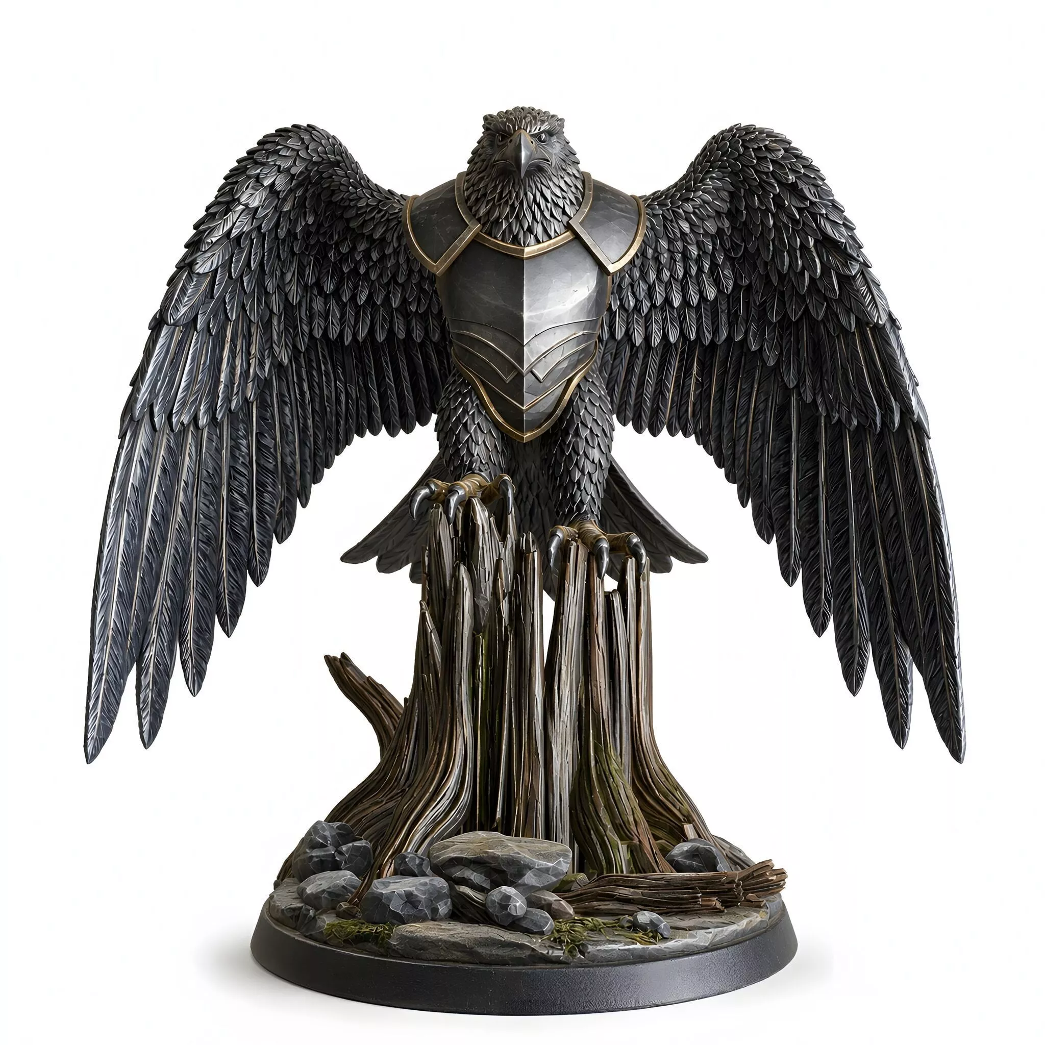 Armored Eagle 3D Print Model 3D print model