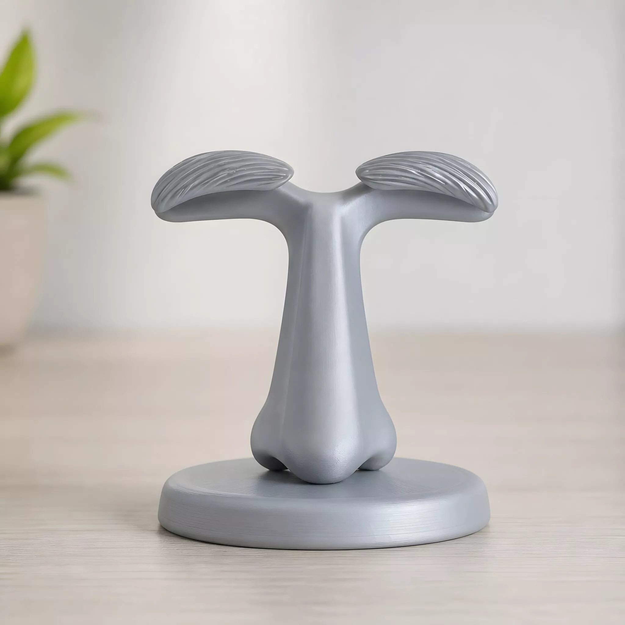 Sculptural Nose Glasses Holder 3D Printable Model 3D print model