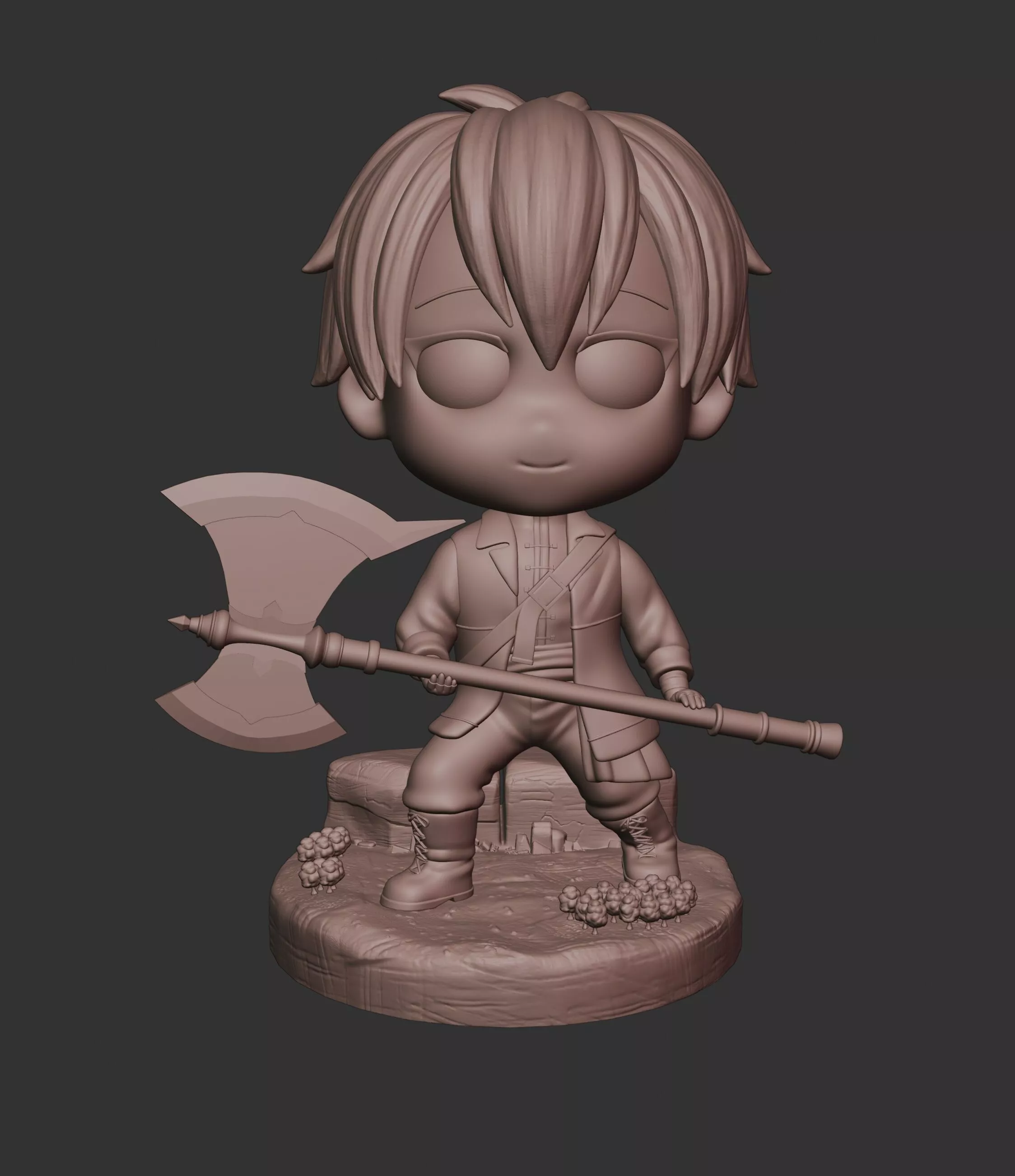Sousou no Frieren - Stark Chibi 3D print model