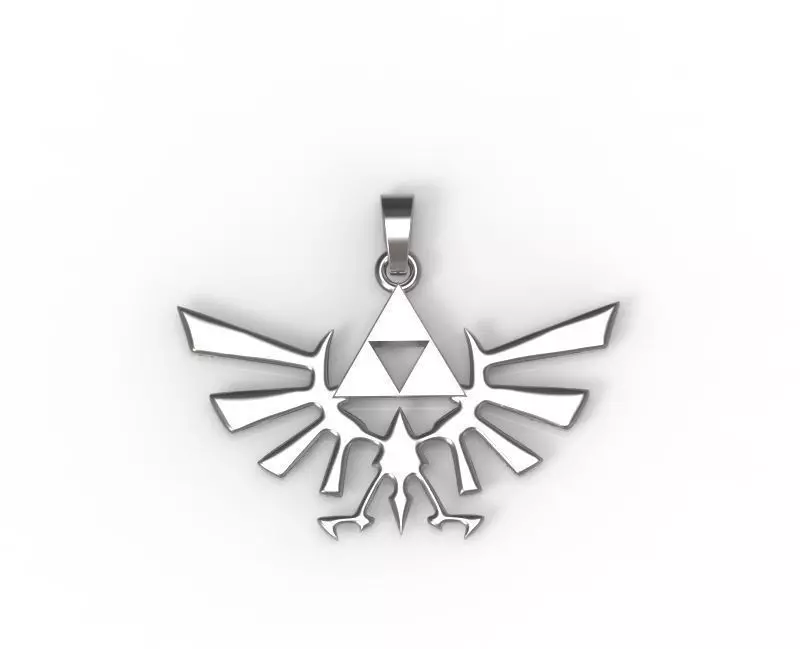 0555 The Legend of Zelda Pendant 3D print model