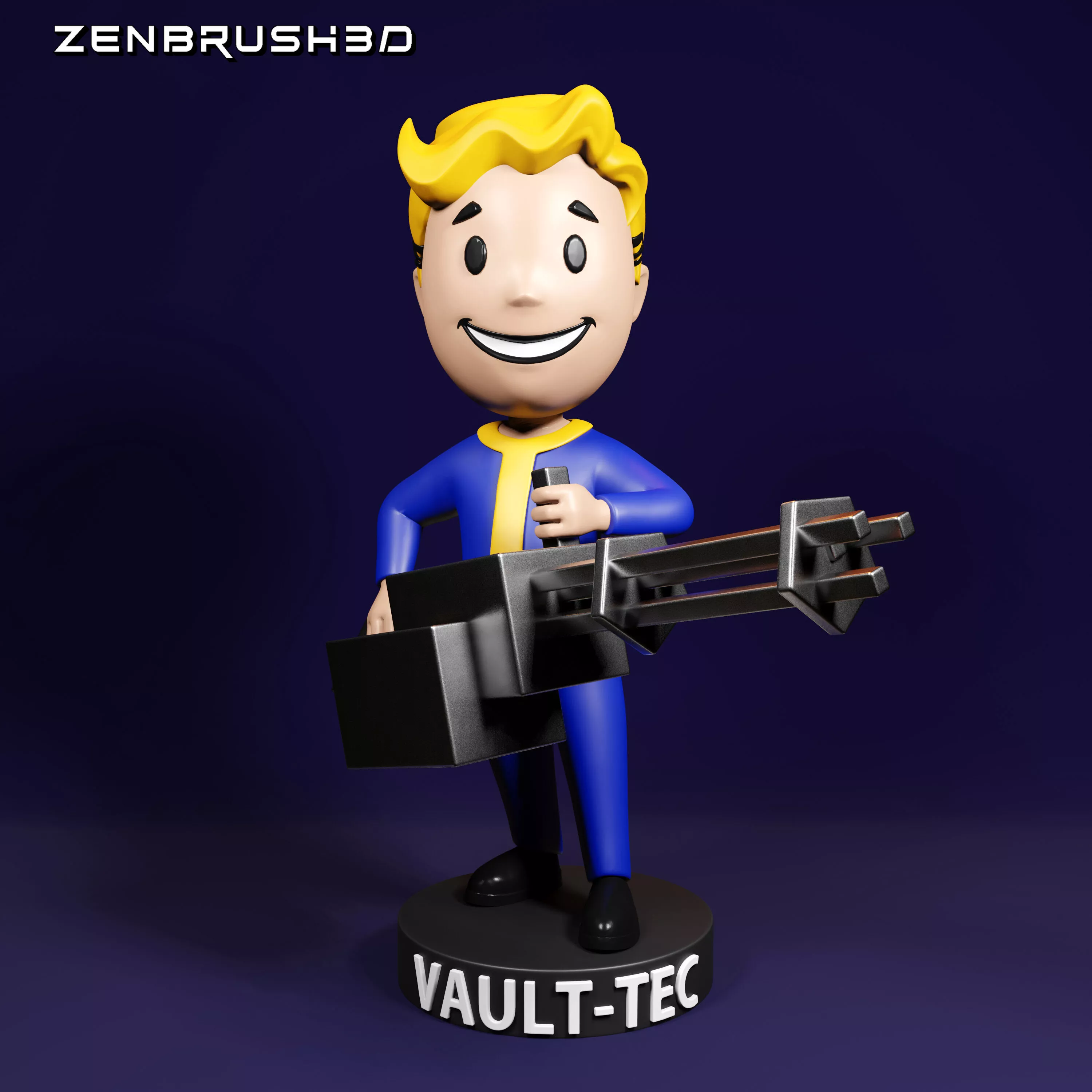 Bobblehead PACK 1 - Fallout 3D PRINTING - STL 3D print model